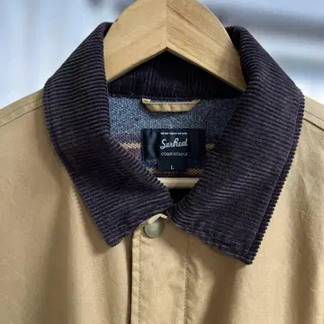 SURREAL 코듀로이 옷깃 커버올 L 사이즈