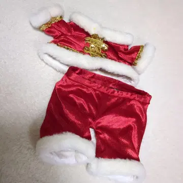 크리스마스 의상 디즈니 공식 더피 코스튬 산타 상하의 세트