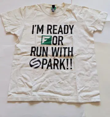 후지 패브릭 RUN WITH SPARK 티셔츠 S 사이즈 SILAS