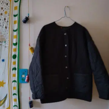 티티카카 오르테가 무늬 보아 자켓 2way 차이하네