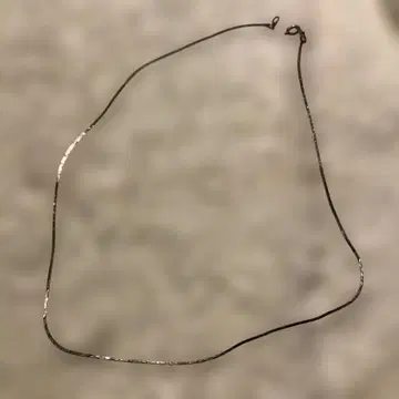 실버 체인 목걸이 약 40cm