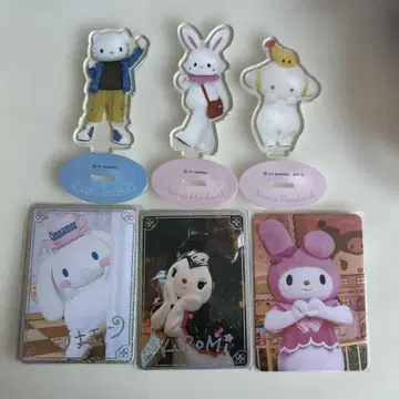 산리오 라이브 캐릭터즈 아크릴 스탠드 카드