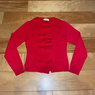 tie.me 버튼 업 니트 슬림핏 가디건