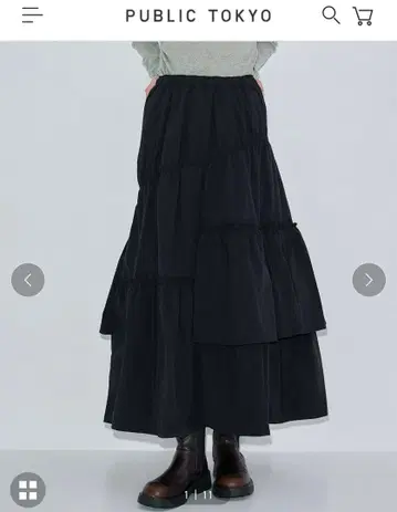 PUBLIC TOKYO 립 아지메 캉캉 스커트