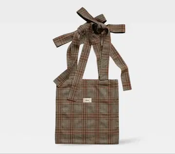 ikaw 체크 무늬 토트백 미사용 새상품