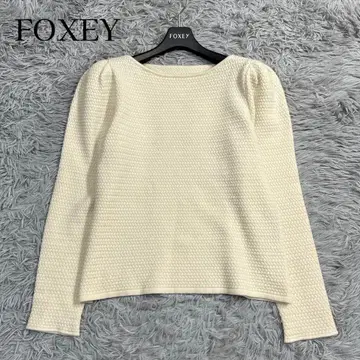 컨디션 최상 '21년 폭시 캐시미어 100% 니트 탑 7만 아이보리