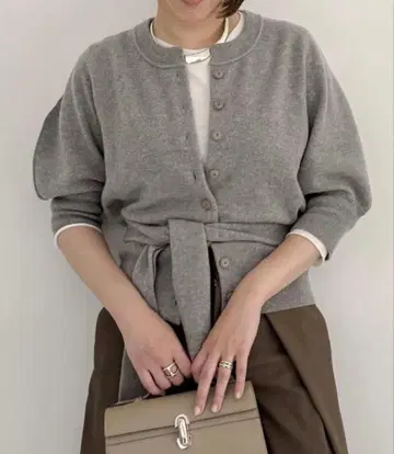 완판 Plage R'IAM 퍼프 슬리브 가디건 택 새상품