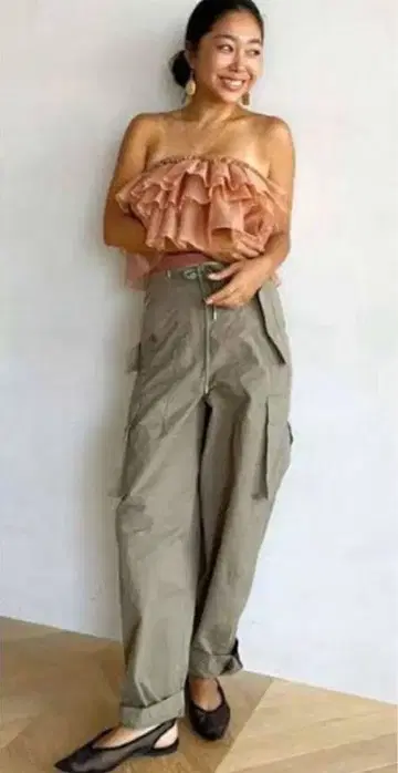 Searoomlynn 루즈 카고 팬츠 M