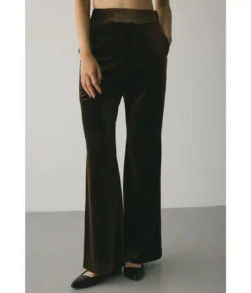 STYLEMIXER 벨로아 플레어 팬츠