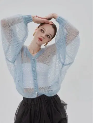 the toe 모헤어 가디건 M