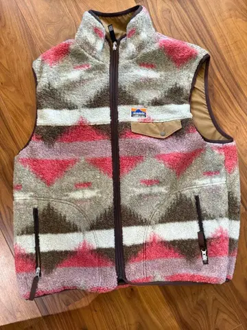 standard'd california 플리스 베스트 멀티 컬러