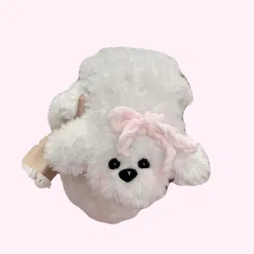 개 머플러 니트 일점물 핸드메이드 겨울 귀여운