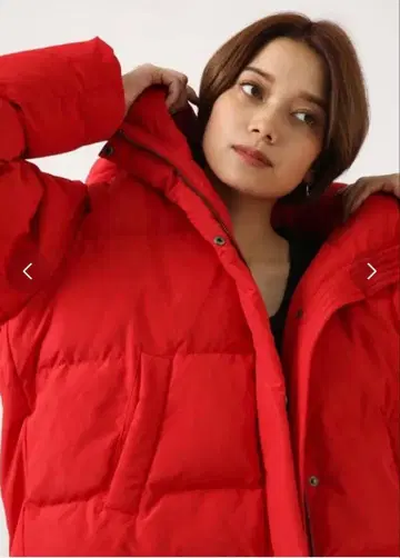 AZUL BY MOUSSY 빨간색 다운 자켓 폴리에스테르 100%