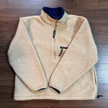 90s L.L.Bean 보아 하프 지퍼 플리스 자켓