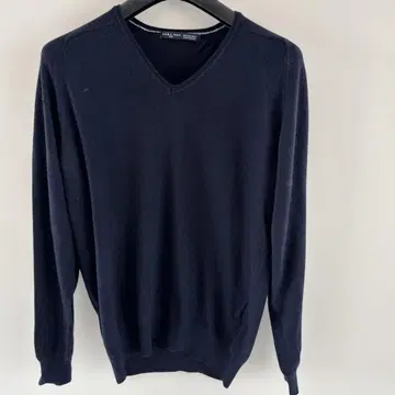 ZARA MAN 네이비 V넥 니트 L 사이즈