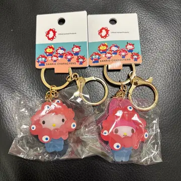 미야쿠미야쿠 마이멜로디 키티 아크릴 키링 2개 세트
