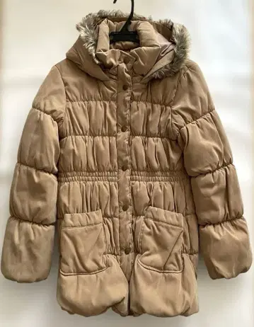 [ 새상품급 ] 다운 코트 롱 코트 퍼 포함 베이지 어반 리서치