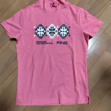PING 여성용 셔츠 S 사이즈 핑크