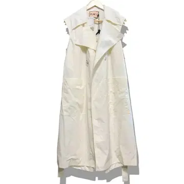 미사용 PLAN C 플랜 시 나일론 슬리브리스 롱 베스트 38