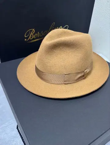 Borsalino 베이지 울 햇