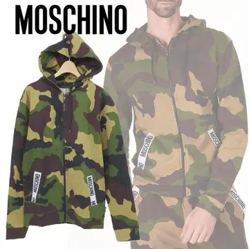 MOSCHINO 모스키노 카모플라주 후드티 일본 사이즈 S