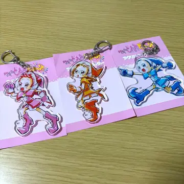 오쟈마녀 도레미 아크릴 키링 3개 세트