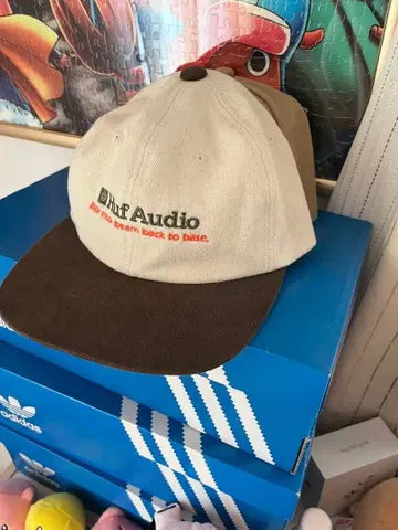 HUF 로고 자수 야구 모자