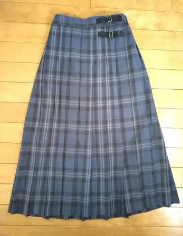 GLOBAL WORK 퀼트 체크 스커트 L 사이즈
