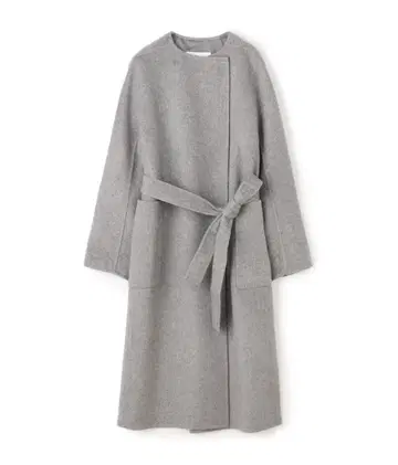 Ballsey 프리미엄 울 리버 노카라 코트/카멜 74,800엔