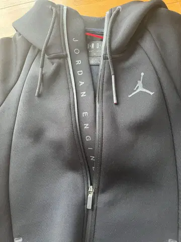 Jordan 엔지니어드 블랙 후드 자켓