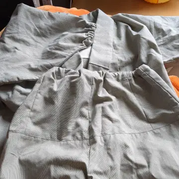 그레이 일본 의류 상하의 세트 사부이