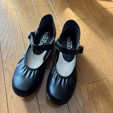 새상품, 미사용품 MODENA 블랙 메리 제인 신발 23cm