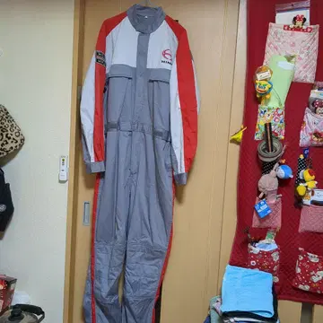 히노 오버롤 3L 그레이 레드