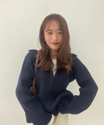 곤도 치히로 맥피 하이브리드 코튼 스키퍼 풀오버