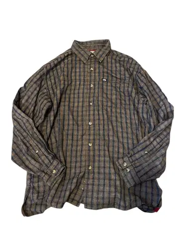 THE NORTH FACE 체크 무늬 긴팔 셔츠 M