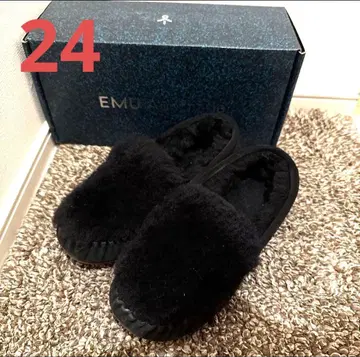 에뮤 모카신 슬립온 블랙 24