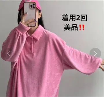 wee9s 파일 원단 폴로 롱T