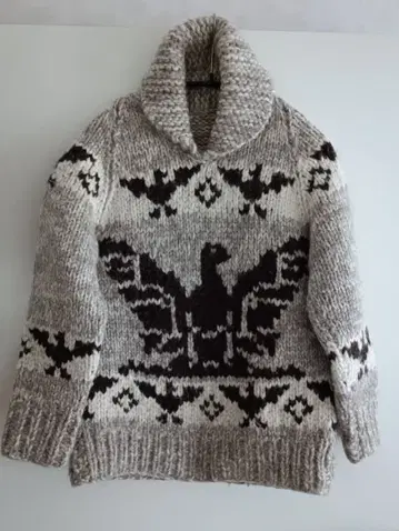 울 100% 카우친 스웨터