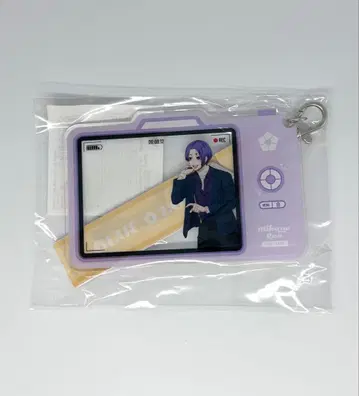 블루 록 시부야 제패 카메라풍 아크릴 키링 레오 SCRAMBLE