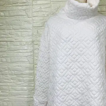 갭핏 퀼팅 터틀넥 풀오버 XS [ 119-35
