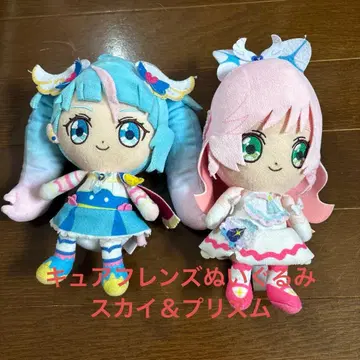 큐어 프렌즈 봉제 인형 스카이 & 프리즘