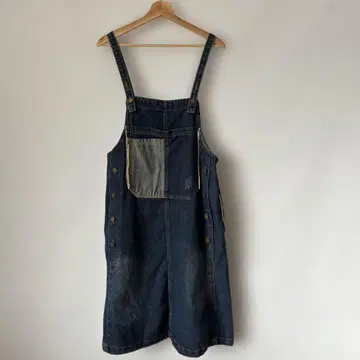 택 포함 새상품 데님 오버롤