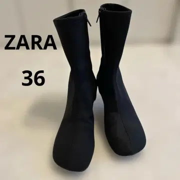 ZARA 블랙 스트레치 부츠 36