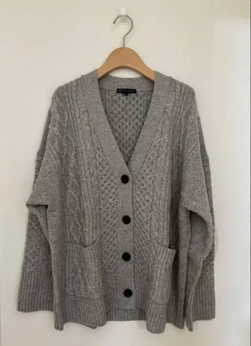 23구 캐시미어 혼방 케이블 가디건 38