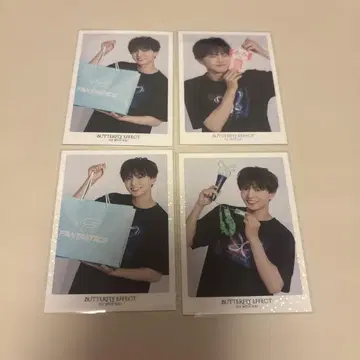 [ 익명 배송 ] FANTASTICS 사토 타iki 포토 카드 4장