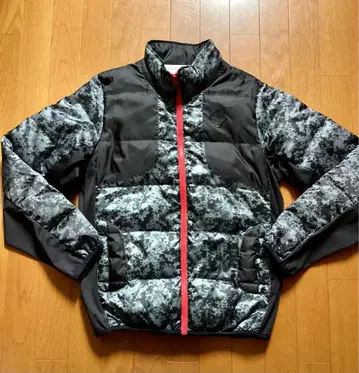 크랭크 디지털 카모 무늬 긴팔 퀼팅 다운 자켓 M