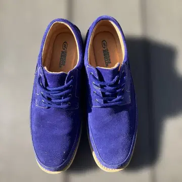 파란색 스웨이드 캐주얼 슈즈 HAWKINS