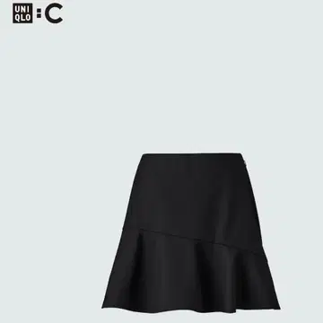 UNIQLO C 플레어 스코트 블랙 S 사이즈