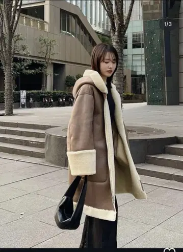 에트레토쿄 리버서블 후디 보아 코트 택 포함 미사용 새상품