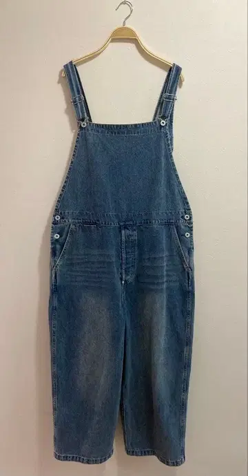 11OZ 데님 미들 백 오버롤